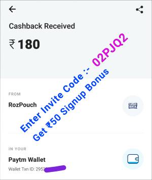 rozdhan app payment proof