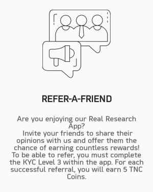 Real Research Survey App Refer and Earn TNC