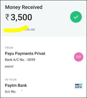 Super Winner App/APK Payment Proof